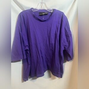 NWOT Vintage Emmanuel T-Shirt Plus Size Purple